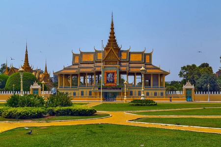 金边皇宫 Pnom, 柬埔寨 Chanchhaya 亭