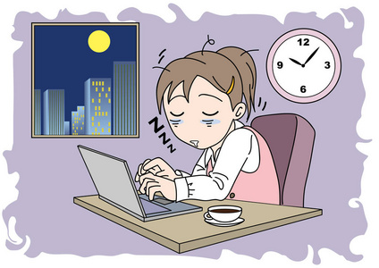 加班时钟图片