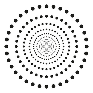 圆形的同心圆点.抽象矢量纹理背景照片