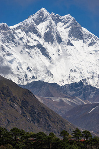 洛子峰山顶，珠穆朗玛峰地区尼泊尔