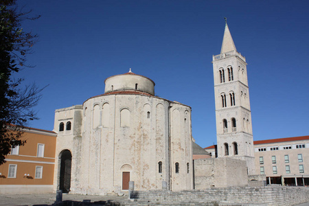 克罗地亚扎达尔钟楼教堂