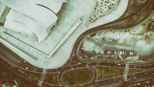 城市交通 aerialview