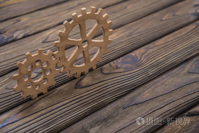 关于木材纹理背景的拼图细节. 快关门.