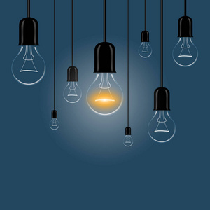 灯泡光设计图片