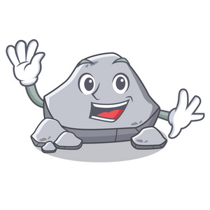 凹凸字舞动的石字卡通风格照片