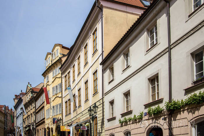 捷克共和国布拉格老城的历史建筑