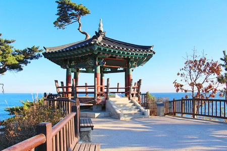 寺寺与自然在南韩