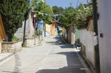卡普拉帕姆德门德斯神奇小镇瓦哈卡墨西哥部分街景