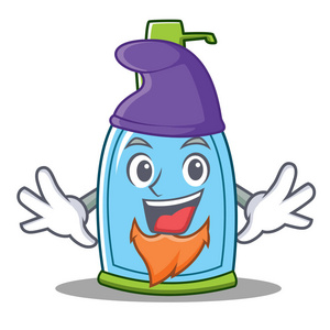 精灵液体肥皂字符卡通照片