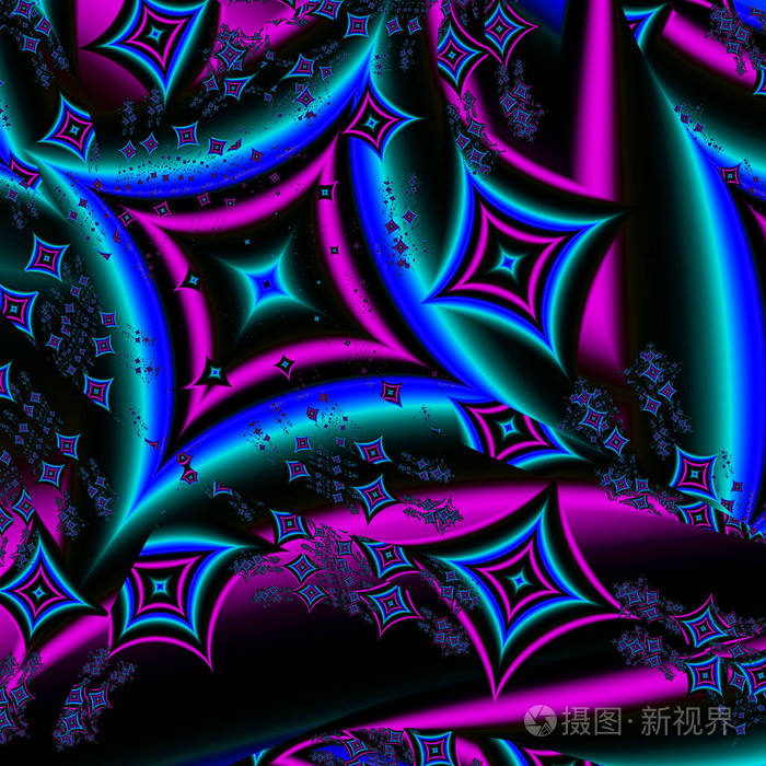 神圣的几何学. 神秘的迷幻放松模式. 分形抽象纹理.