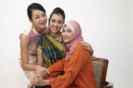 马来西亚最美三姐妹图片