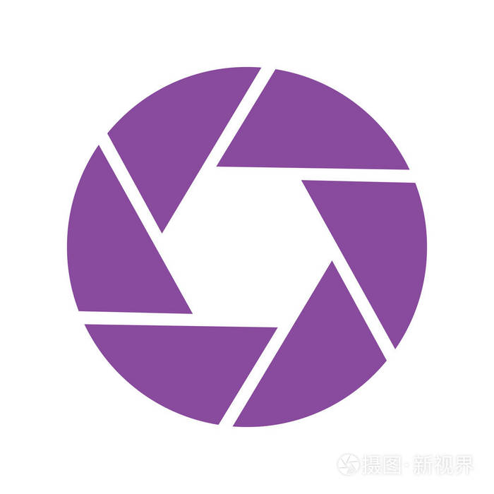 快门特写矢量图标, 矢量伟大的摄影师标志