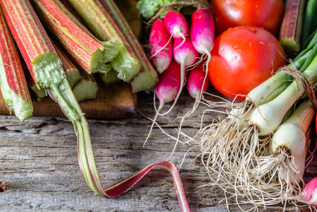 当地市场的蔬菜品种, 健康的素食概念