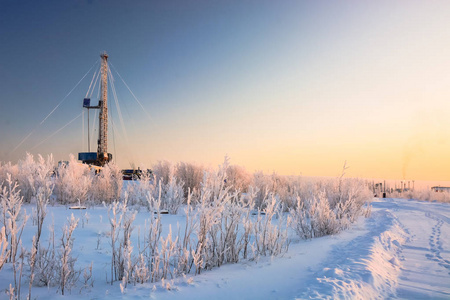 西伯利亚油田钻井用钻机