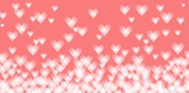 s day. background of white hearts on a red background