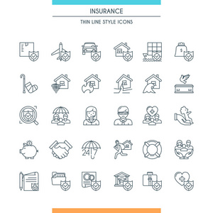 在主题 insurance2 上设置的图标