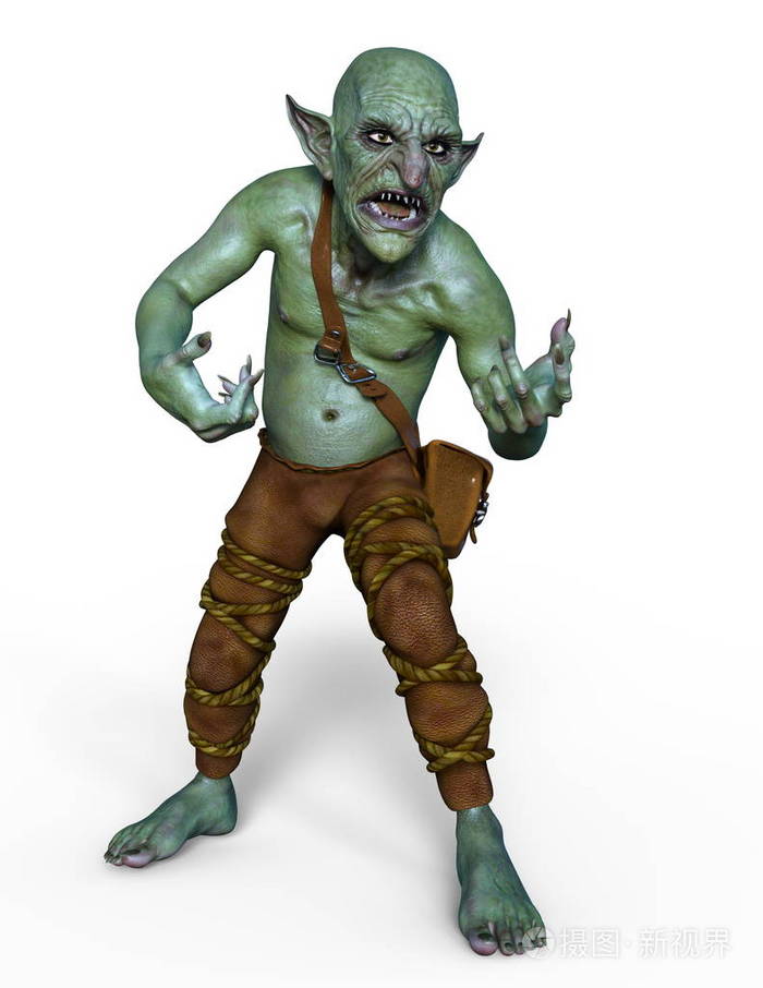 地精的三维cg渲染