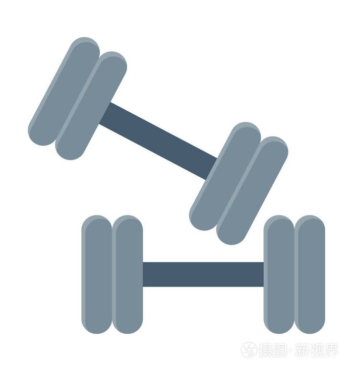 哑铃矢量图标
