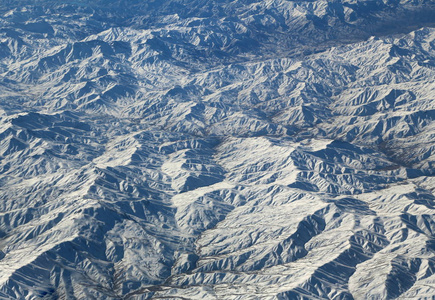 鸟瞰扎格罗斯山脉, 伊朗
