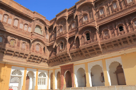 印度约德普尔堡的历史建筑