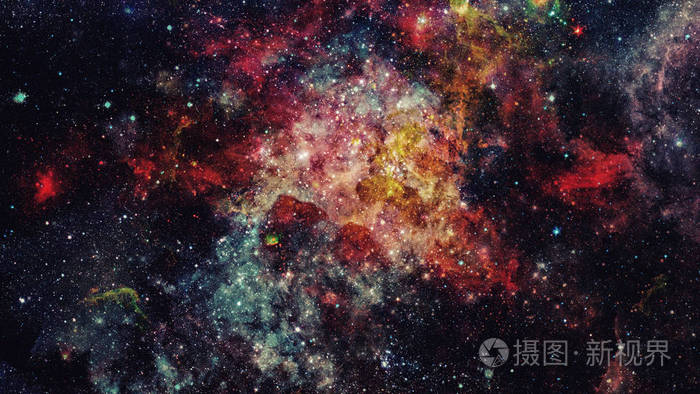 雄伟多彩的背景.彩云的设计.美国宇航局提供的这幅图像的元素