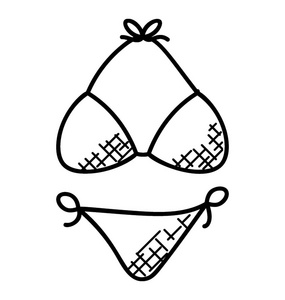 手绘连体泳衣图片-手绘连体泳衣素材-手绘连体泳衣插画-摄图新视界