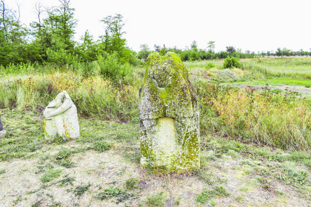 草原古斯基石雕景观图片