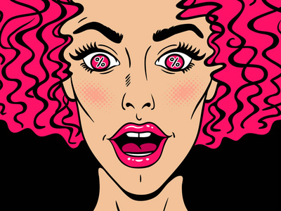 矢量多彩背景流行艺术复古漫画风格.销售海照片