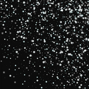 梯度下降美丽飘落的雪花在黑色背景下的美丽飘落的雪的随机梯度散射