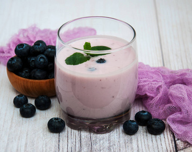 与蓝莓酸奶图片