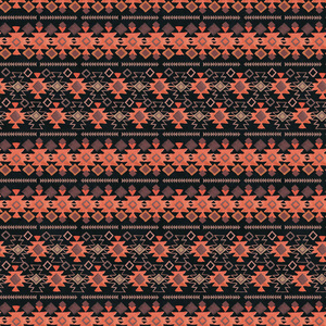 部落标志的黑色背景,美洲土著部落装饰印刷元素,部落波希米亚纳瓦霍