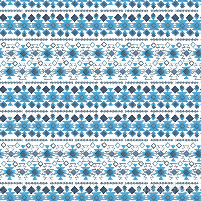 部落标志的白色背景,美洲土著部落装饰印刷元素,部落波希米亚纳瓦霍