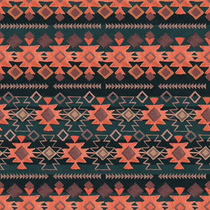 部落标志的黑暗背景,美洲土著部落装饰印刷元素,部落波希米亚纳瓦霍