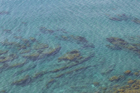 在塞浦路斯岛上风景如画的海景