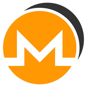 Monero 硬币平面图标