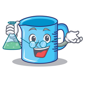 表达式教授教授量杯人物卡通照片