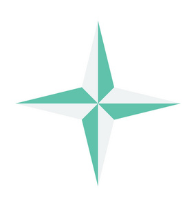主要的方位gps导航矢量图标照片