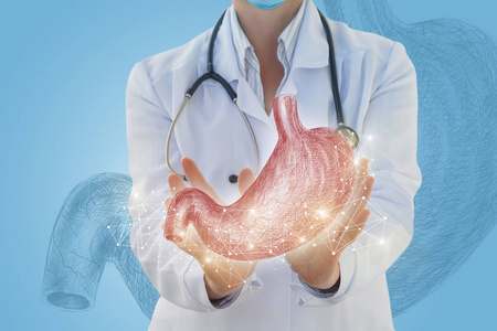医生人像怎么画医生显示胃被画照片