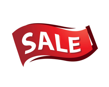 大胆销售标志销售插图折扣图标销售网络销售的社交媒体孤立的白色背景