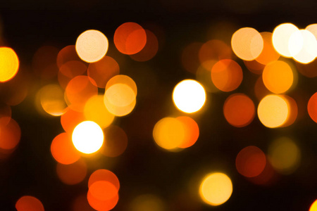 暖光城市暖色调夜城模糊的背景摘要照片