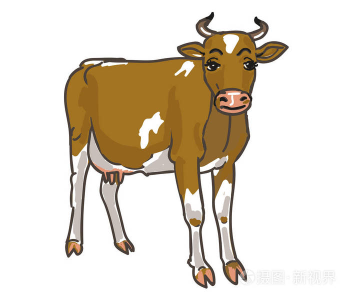 黄色母牛, 动画片