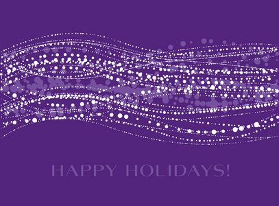 概念向量例证以雪。节日圣诞节白色和紫罗兰色抽象的标题为邀请, 标题, 表面设计。节日雪花元素
