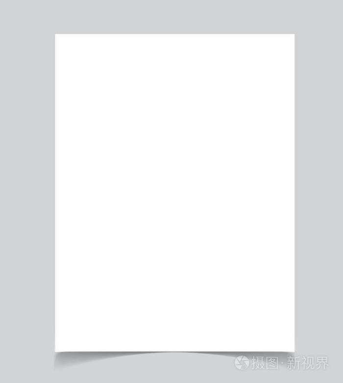 空白海报双折页小册子样机封面模板