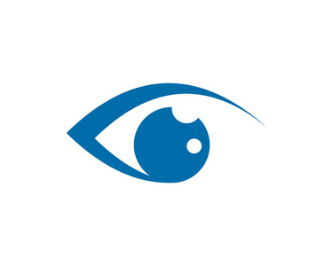 眼部护理徽标模板图片