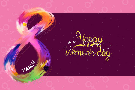 s day poster. Woman sign.Colorful Happy Mother39