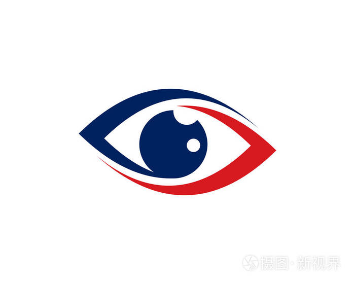眼部护理徽标模板