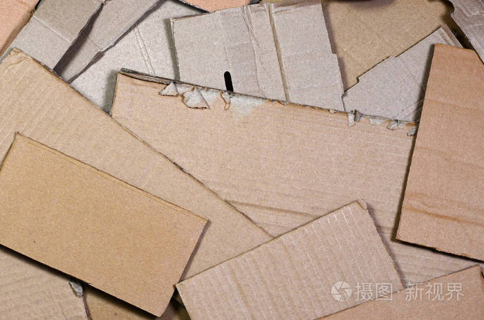 纸质地的背景堆放准备回收一包旧办公室纸板用于回收废纸废纸堆