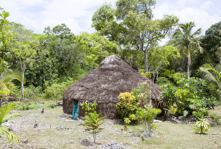 新喀里多尼亚传统小屋