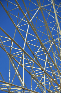 游乐园中摩天轮的结构细节