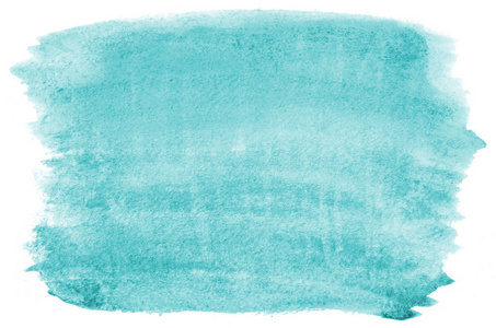 手绘浅蓝色水彩形状为您的设计。 创意彩绘背景手工装饰